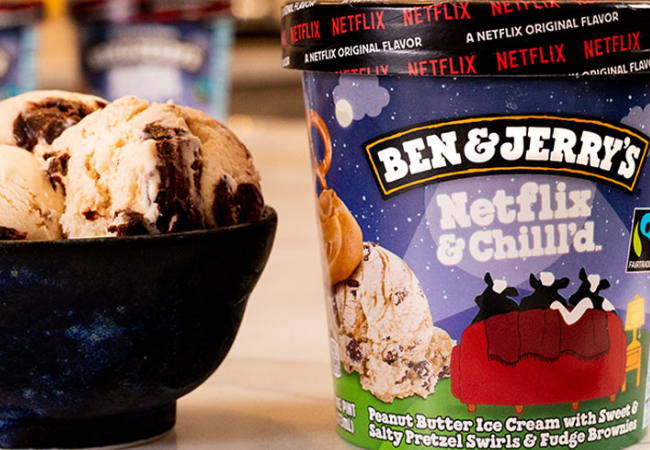Ben & Jerry's : glace Netflix & Chilll'd