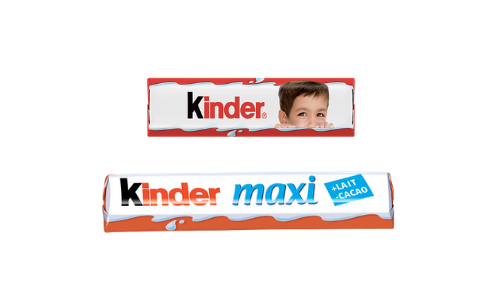 Kinder chocolat et Kinder maxi pour le goûter