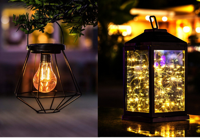 Idée déco #2: Guirlande et lanternes LED solaire