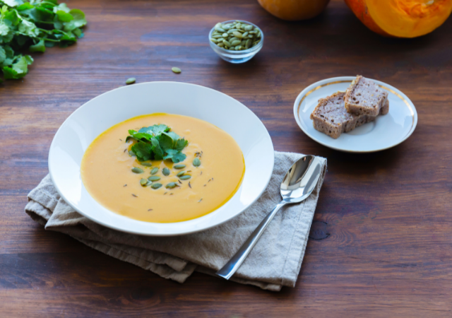Soupe potiron – carotte